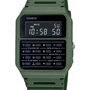 Casio Vintage (3208) grøn ur med lommeregner