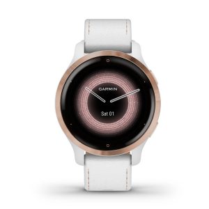 Garmin Venu 2S GPS smartwatch rosaguld tone.