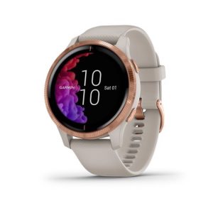 Garmin - Venu GPS Smartwatch i sand og rosaguld