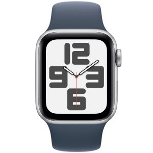 Apple Watch SE GPS 40mm Silver Aluminium Sport Band M/L MRE23 - Unisex - 40 mm - Smartwatch - Digitalt/Smartwatch - Safirglas