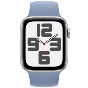 Apple Watch SE GPS 44mm Silver Aluminium Sport Loop MREF3 - Unisex - 44 mm - Smartwatch - Digitalt/Smartwatch - Safirglas