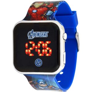 Accutime Avengers LED P000914-A - Boy - 35 mm - Analog - Kvarts - Plexiglas